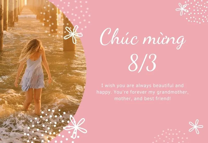 chúc 8/3 cô dì