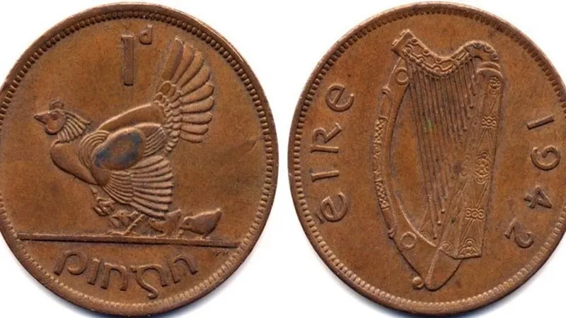 đồng tiền may mắn Đồng 1 xu penny