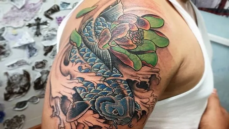 Mẫu hình xăm tuổi tuất đơn giản