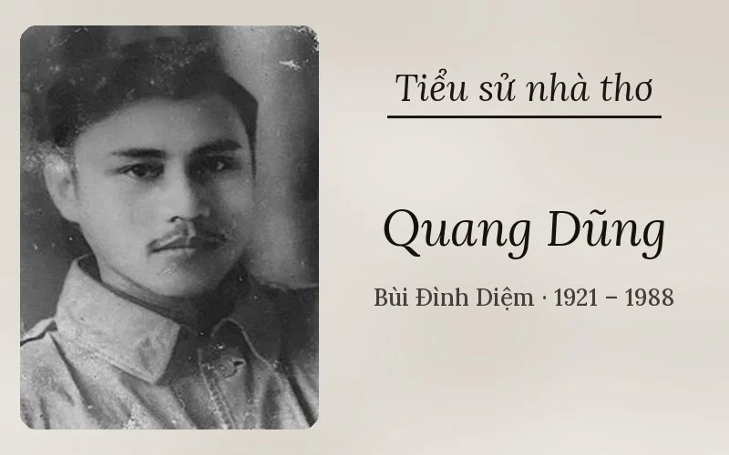 Nhà thơ Quang Dũng (Bùi Đình Diệm)