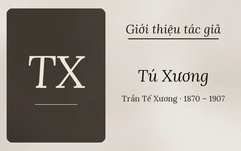 Tác giả Tú Xương (Trần Tế Xương)
