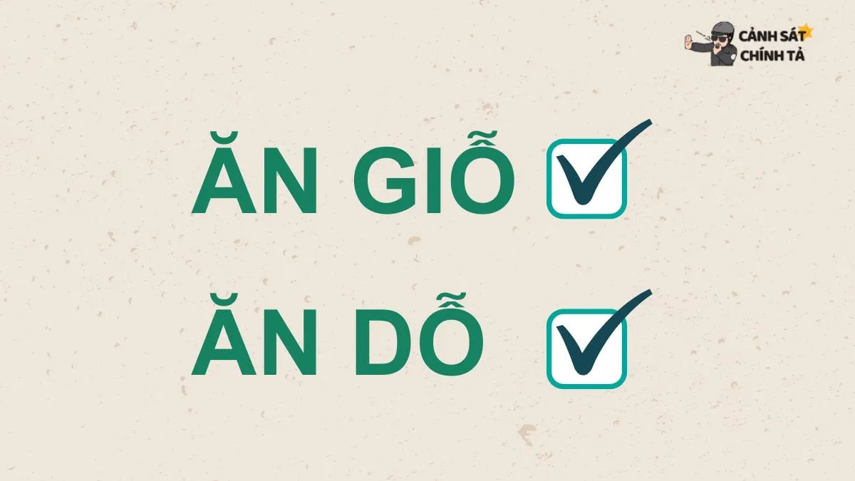 ăn giỗ hay ăn dỗ