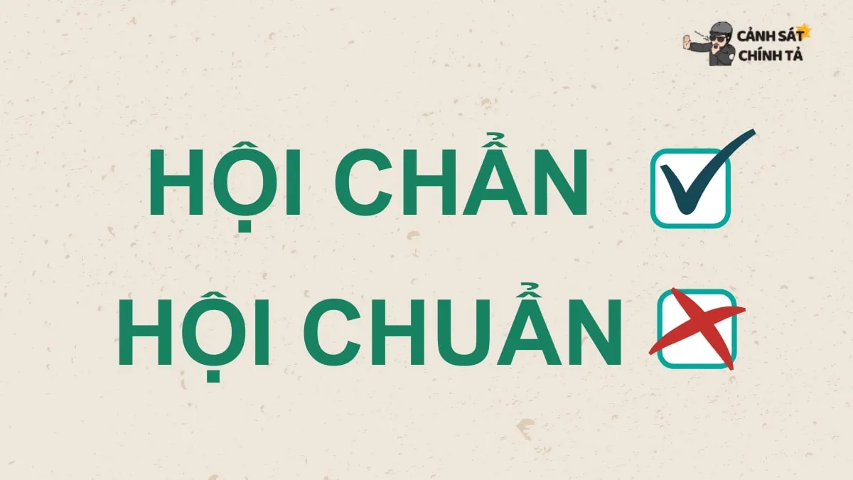 hội chẩn hay hội chuẩn