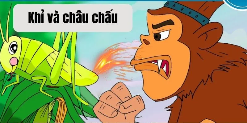 khỉ và châu chấu