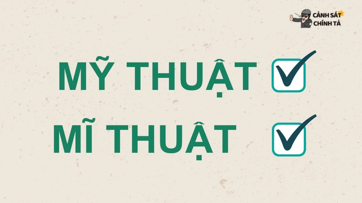 mỹ thuật hay mĩ thuật