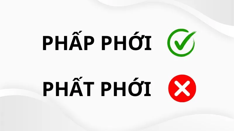 phấp phới hay phất phới
