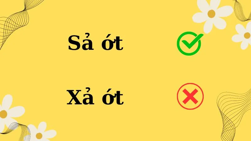 Sả ớt hay xả ớt