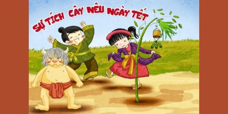 sự tích cây nêu ngày tết