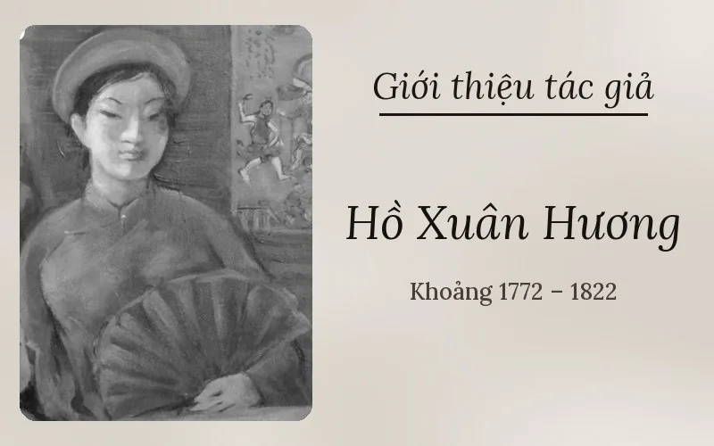 Tác giả Hồ Xuân Hương (tranh minh họa)