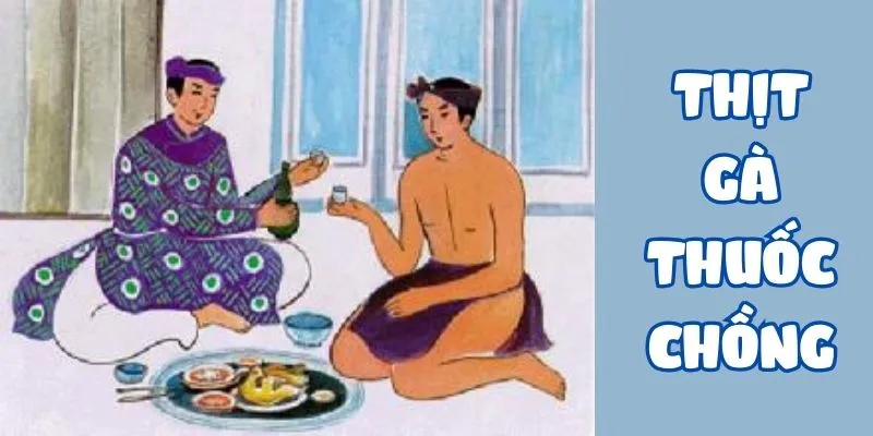 Thịt gà thuốc chồng