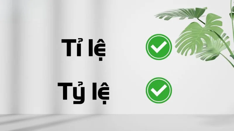 Tỉ lệ và tỷ lệ đều đúng chính tả, từ điển ưu tiên tỉ lệ