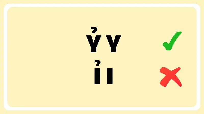 ỷ y hay ỉ i