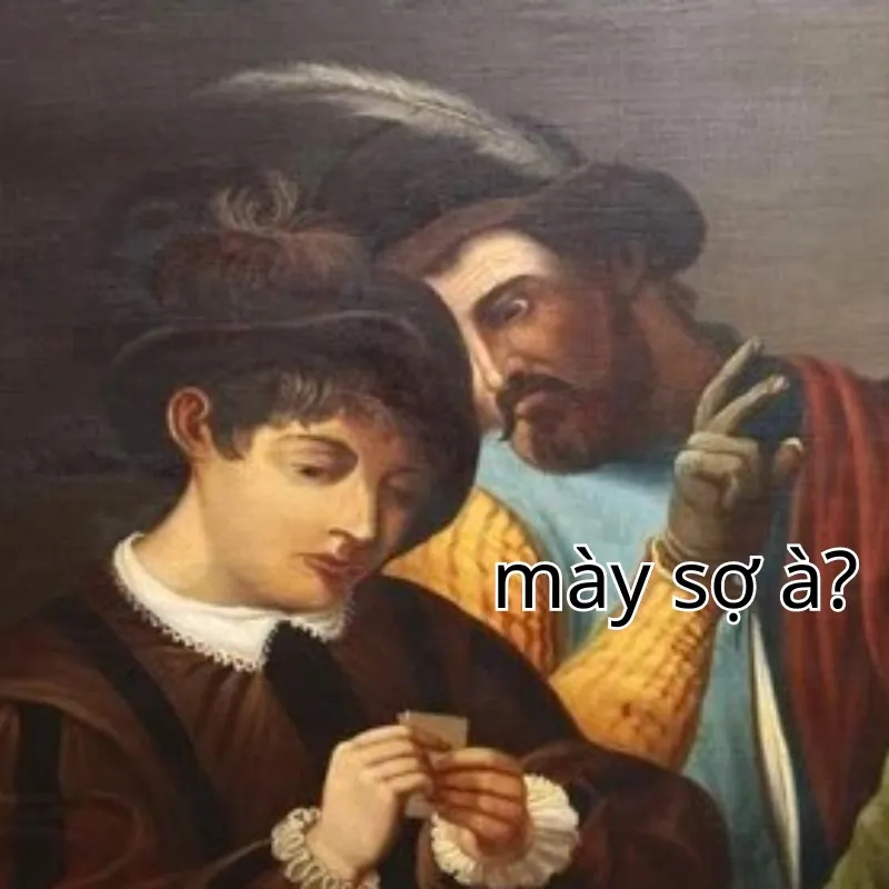 ảnh meme mày sợ à vui