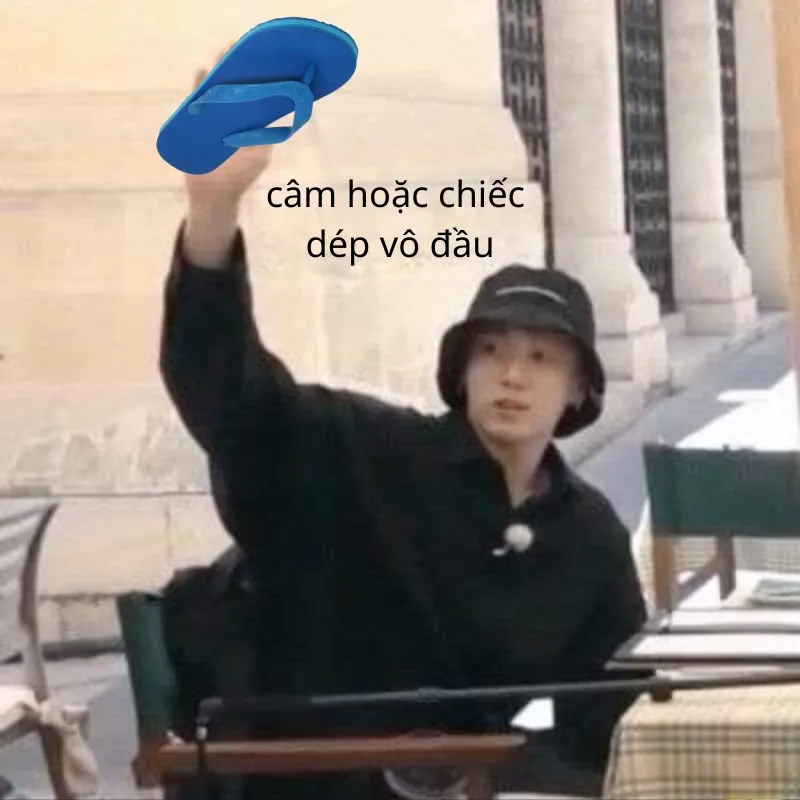 ảnh meme ném dép hài