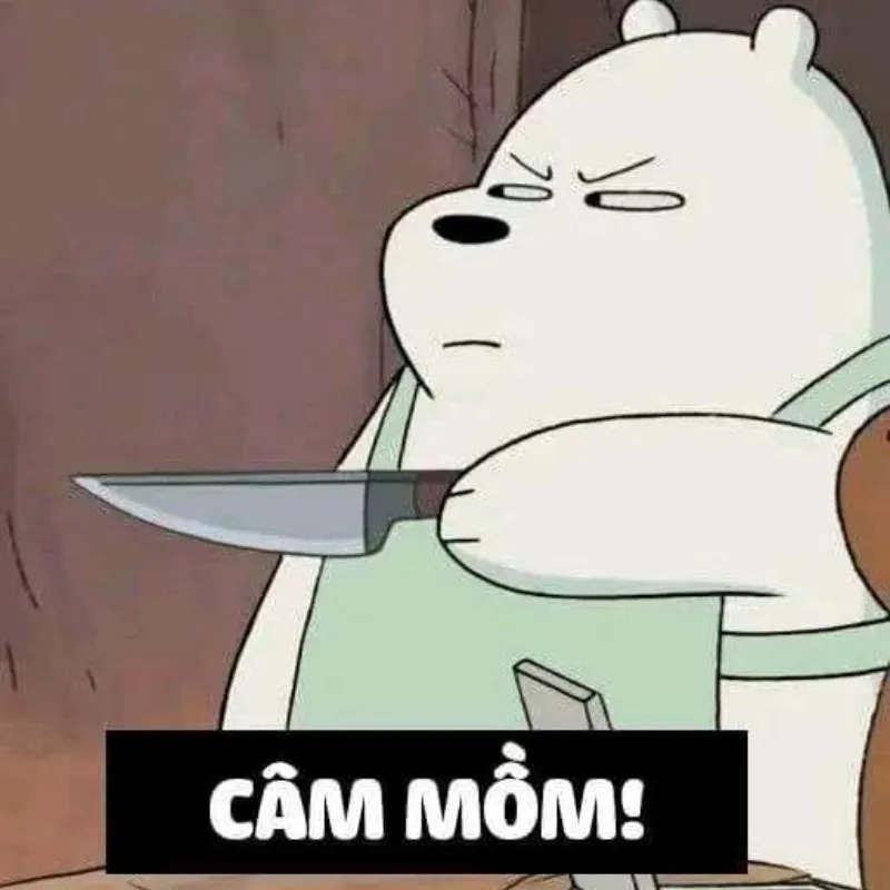 khóa mỗm meme