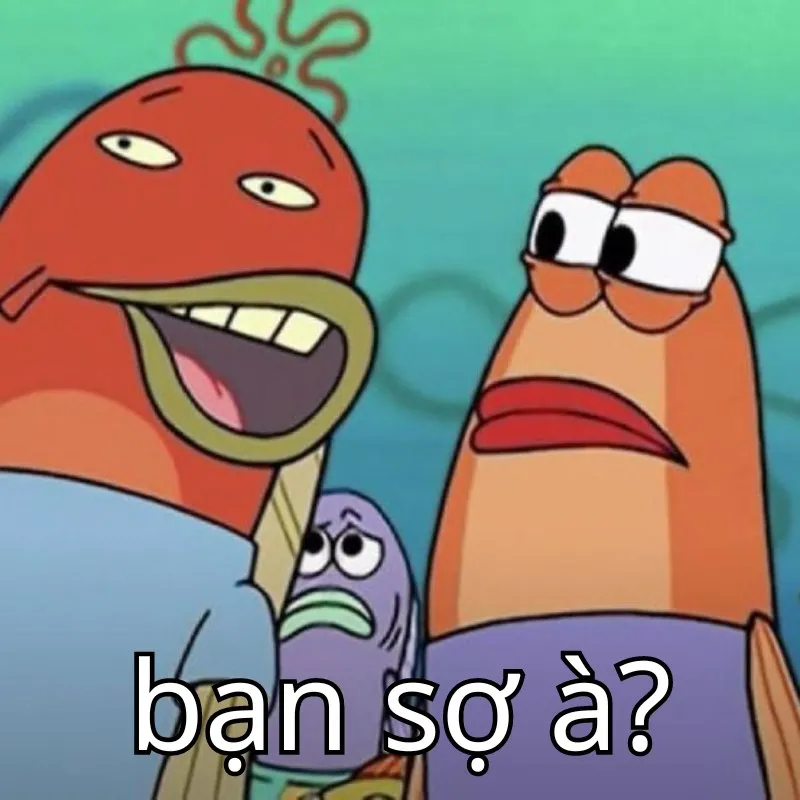 meme bạn sợ à vui nhất