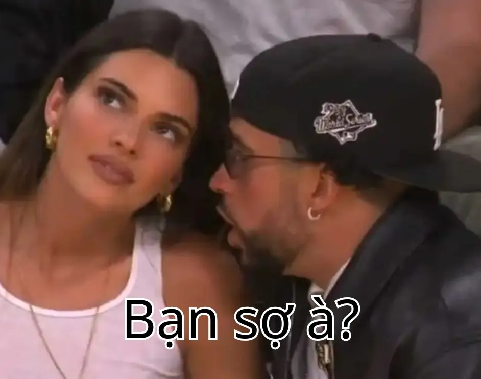 meme bạn sợ nó à