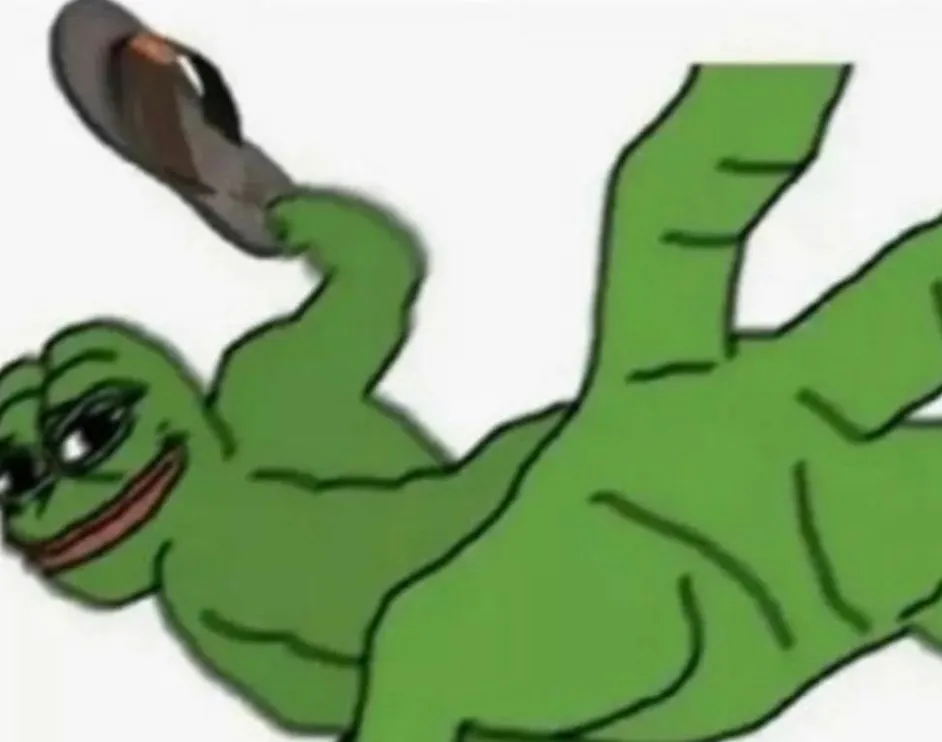 Meme cầm dép ném hài hước
