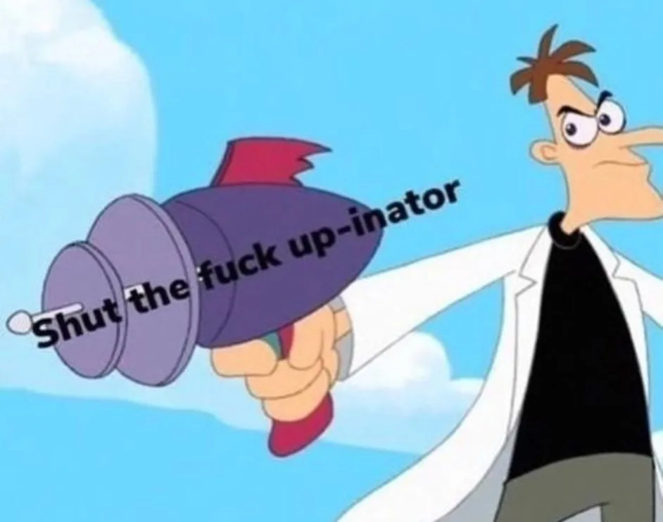 meme câm mồm ngay