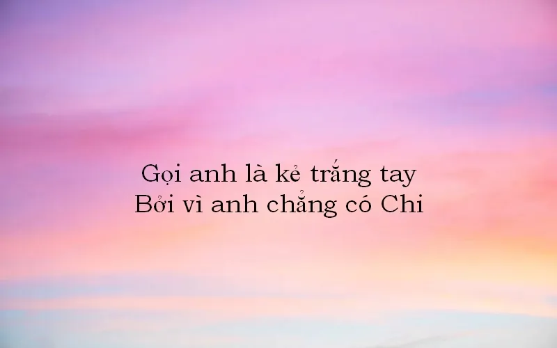 Thả thính tên Chi