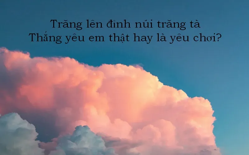 Thả thính tên Thắng