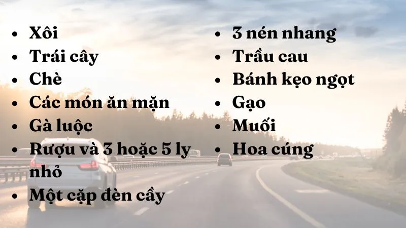 văn khấn trước khi xuất hành