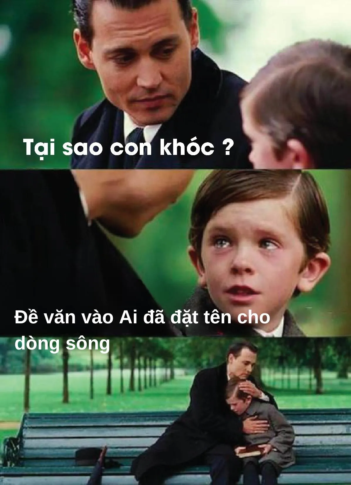 Khóc meme chế thi cử