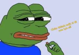Meme pepe ngoài khóc trong cười
