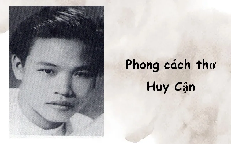 Nhà thơ Huy Cận thời trẻ