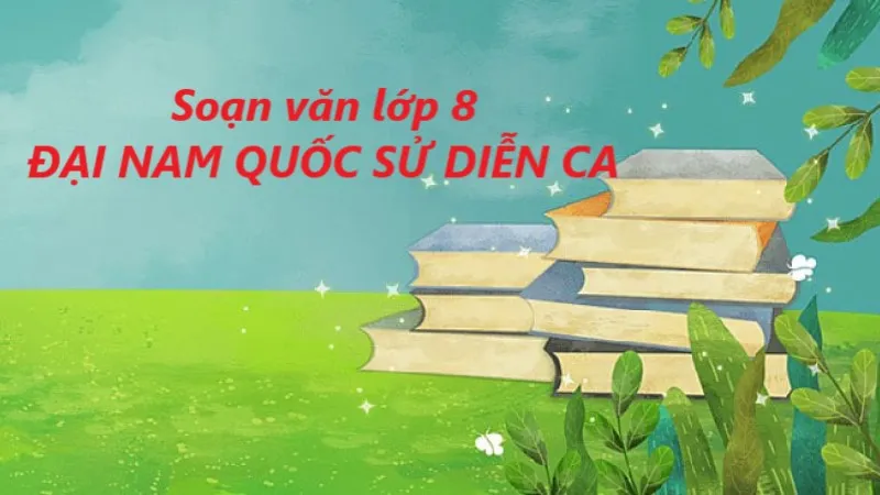 soạn văn đại nam quốc sử diễn ca