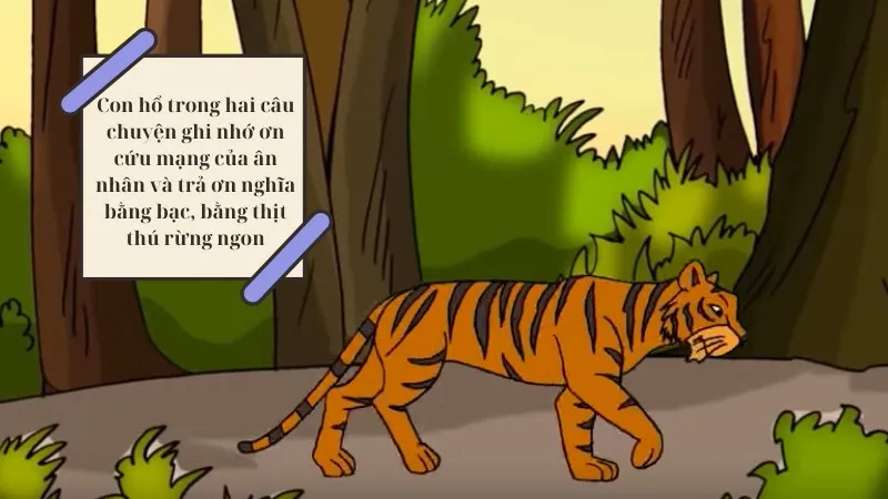 con hổ trong truyện con hổ có nghĩa