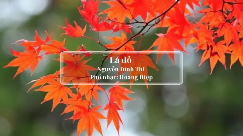 soạn bài lá đỏ