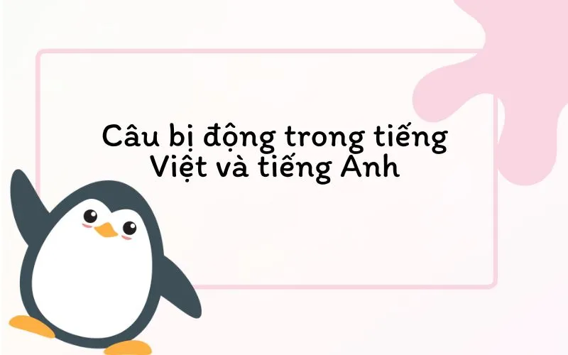 Câu bị động tiếng Việt