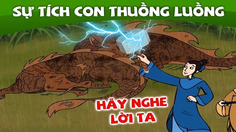 Sự tích con thuồng luồng - Nguồn gốc vật tổ của dòng họ Hoàng