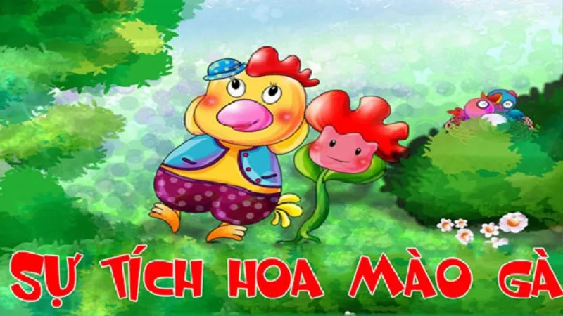 Sự tích hoa mào gà - Đề cao lòng nhân ái và sự sẻ chia