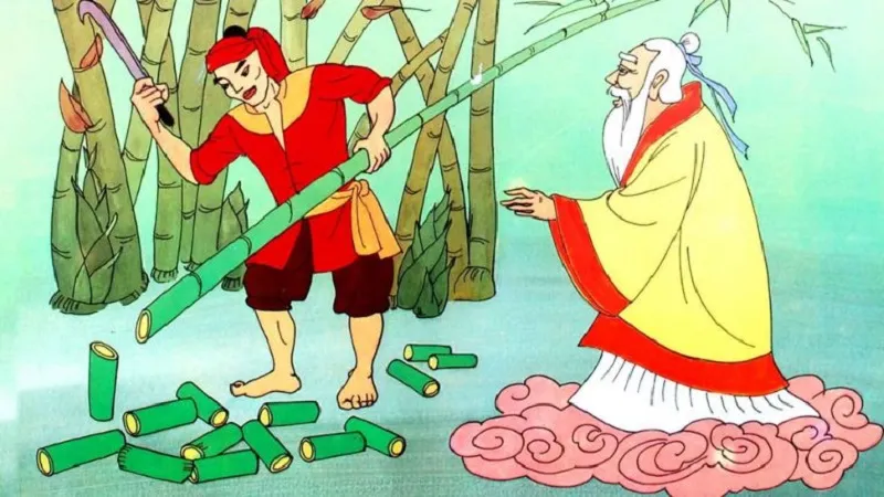 Truyện cây tre trăm đốt - Răn dạy bài học về tính trung thực