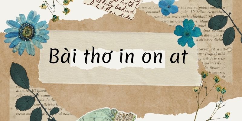 Bài thơ in on at