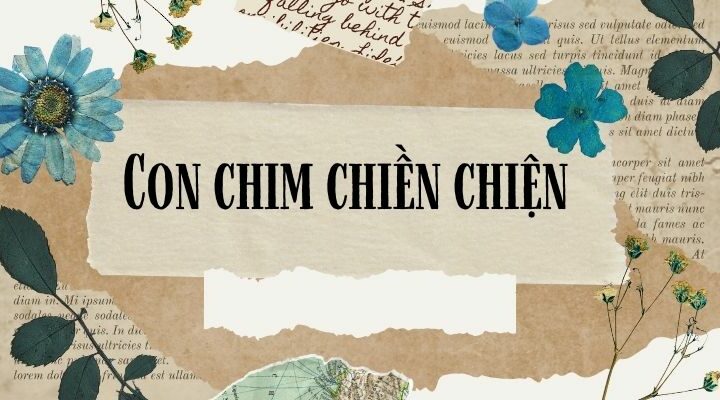 Con chim chiền chiện (Huy Cận)