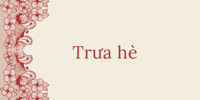 Trưa hè (Anh Thơ)