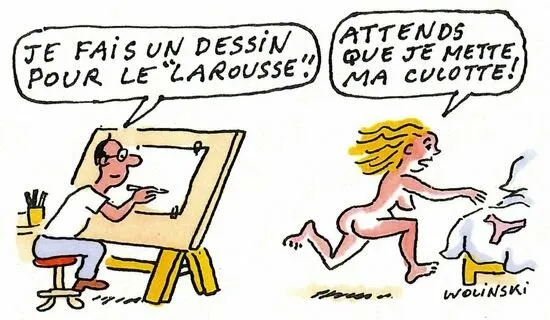 Tôi vẽ tranh cho từ điển Larousse