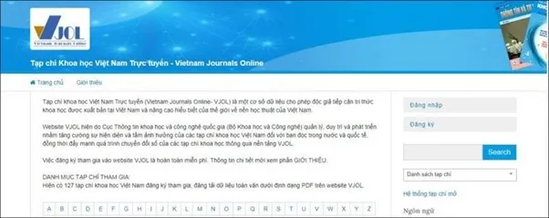 Giới thiệu tổng quan về nền tảng VJOL