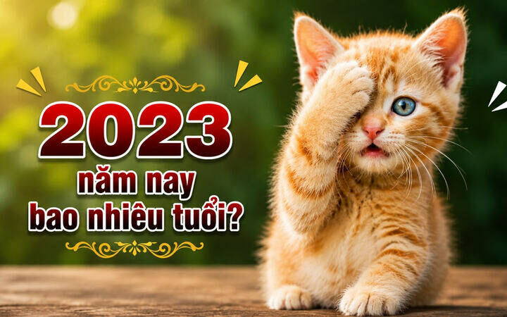2023 năm nay bao nhiêu tuổi