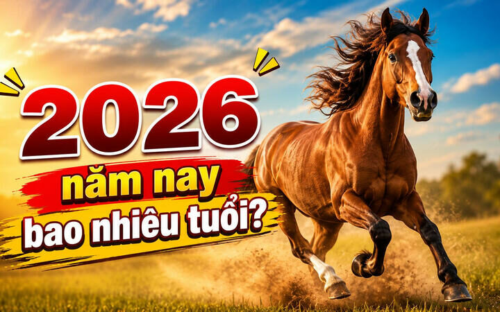 2026 năm nay bao nhiêu tuổi