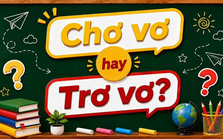Chơ vơ hay trơ vơ? Cách viết đúng chính tả tiếng Việt chuẩn nhất