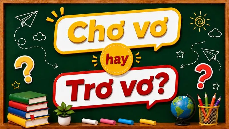 Chơ vơ hay trơ vơ đúng chính tả?