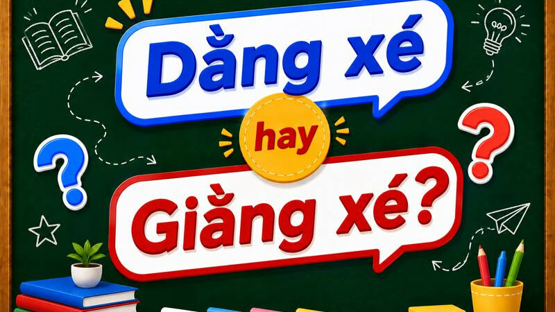 Dằng xé hay giằng xé? Từ nào viết đúng chính tả tiếng Việt chuẩn