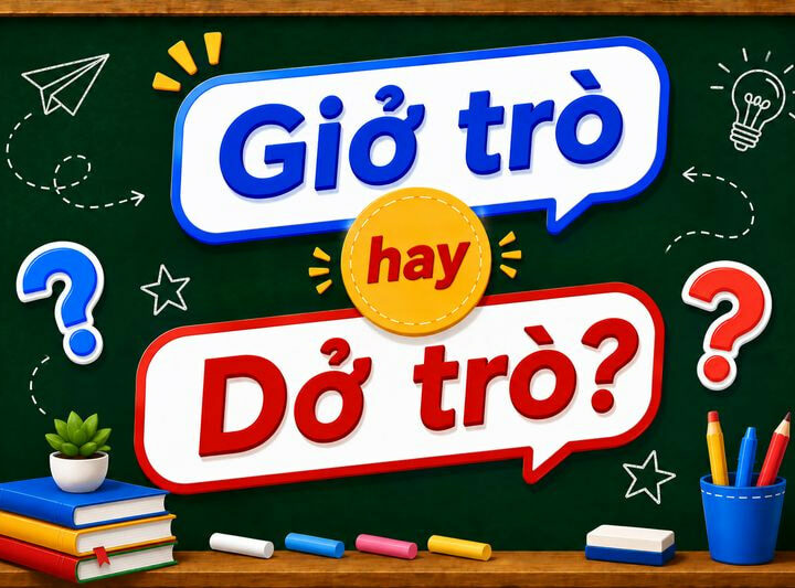 Giở trò hay dở trò? Cách viết đúng chính tả tiếng Việt chuẩn nhất