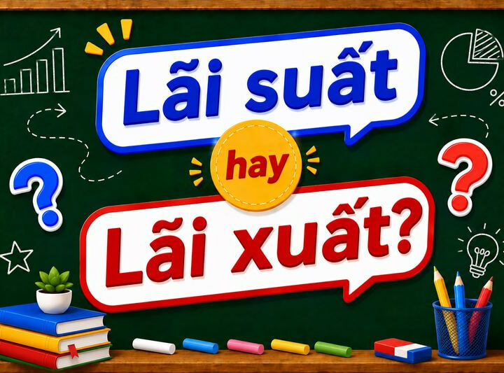 Lãi suất hay lãi xuất? Từ nào viết đúng chính tả tiếng Việt chuẩn