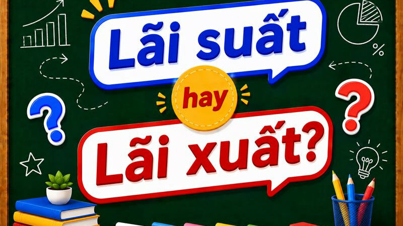 Lãi suất hay lãi xuất? Từ nào viết đúng chính tả tiếng Việt chuẩn