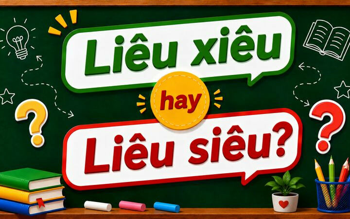 Liêu xiêu hay liêu siêu? Cách viết đúng chính tả tiếng Việt chuẩn